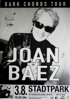 BAEZ, JOAN - 2003 - Konzertplakat - Dark Chords - Tourposter - Hamburg
