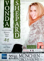 SHEPARD, VONDA - 2003 - In Concert - Chinatown World Tour - Poster - Mnchen