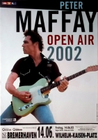 MAFFAY, PETER - 2002 - Live In Concert Tour - Poster - Bremerhaven - A