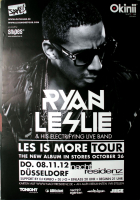 LESLIE, RYAN - 2010 - Plakat - In Concert - Les is More Tour - Poster - Dsseldorf