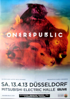 ONEREPUBLIC - 2013 - Plakat - In Concert - Native Tour - Poster - Dsseldorf