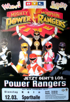 POWER RANGERS - 1996 - Plakat - Mighty Morphin Tour - Poster - Kln