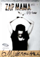 ZAP MAMA - 1997 - Plakat - In Concert - Seven Tour - Poster - Kln