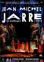 JARRE, JEAN MICHEL - 1993 - Plakat - In Concert Tour - Poster - Düsseldorf