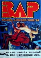 BAP - NIEDECKEN - 1999 - Live In Concert - Pin Ups Tour - Poster - Kln