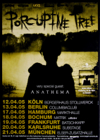 PORCUPINE TREE - 2005 - Plakat - In Concert - Deadwing Tour - Poster