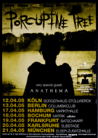 PORCUPINE TREE - 2005 - Live In Concert - Deadwing Tour - Poster