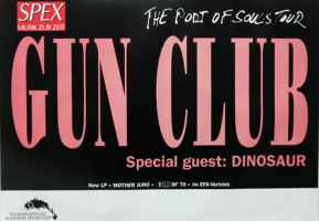 GUN CLUB - 1987 - Plakat - Live In Concert - Port Of Souls Tour - Poster