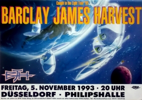 BARCLAY JAMES HARVEST - 1993 - Konzertplakat - Caught - Tourposter- Dsseldorf