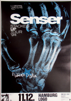 SENSER - 1994 - Plakat - In Concert - Stacked Up Tour - Poster - Hamburg