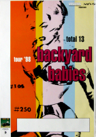 BACKYARD BABIES - 1998 - Plakat - In Concert - Total 13 Tour - Poster