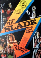 SLADE - 1973 - Plakat - In Concert - Alive Tour - Poster - Frankfurt