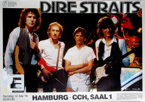 DIRE STRAITS - 1979 - In Concert - Communiqué Tour - Poster - Hamburg
