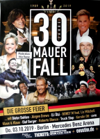 30 JAHRE MAUERFALL - 2019 - Jürgen Drews - Dieter Bohlen - Poster - Berlin