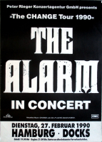 ALARM, THE - 1990 - Live In Concert - The Change Tour - Poster - Hamburg