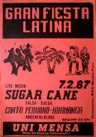 GRAN FIESTA LATINA - 1987 - Concert - Musik aus Sdamerika - Poster - Hamburg