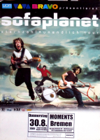 SOFAPLANET - 2001 - In Concert - Sternzahl Unendlich Tour - Poster - Bremen