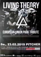 LIVING THEORY - 2019 - Tribute to Linkin Park - In Concert - Poster - Düsseldorf