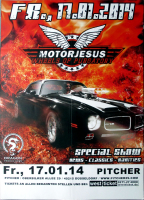 MOTORJESUS, THE - 2014 - Plakat - In Concert Tour - Poster - Dsseldorf