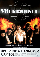 VLKERBALL - 2016 - In Concert - Rammstein Tribute Tour - Poster - Hannover
