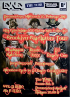 BROOKLYN GLADIATORS - 2013 - Ruste Juxx - Shabaam - Poster - Dssldorf