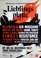 LIEBLINGSPLATTE - 2017 - Blumfeld - Andreas Dorau - Poster - Dsseldorf