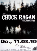 RAGAN, CHUCK - 2010 - Live In Concert - Gold Country Tour - Poster - Dsseldorf