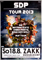 SDP - 2013 - Plakat - Live - In Concert Tour - Poster - Dsseldorf