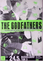 GODFATHERS - 1989 - Live in Concert - More Songs...Tour - Poster - Dsseldorf