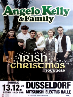 KELLY FAMILY - ANGELO - 2020 - In Concert - Irish... Tour - Poster - Düsseldorf