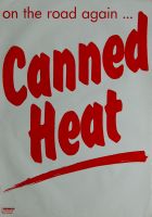 CANNED HEAT - 1990 - Live in Concert - On The Road Again Tour - Poster