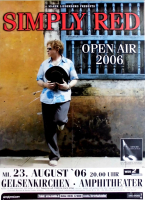 SIMPLY RED - 2006 - Live in Concert - Open Air Tour - Poster - Gelsenkirchen