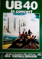 UB 40 - 1982 - Konzertplakat - Concert - Tourposter - Kln