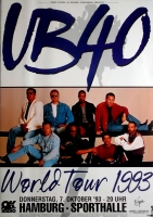 UB 40 - 1993 - Konzertplakat - Concert - Tourposter - Hamburg