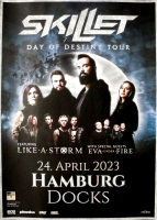 SKILLET - 2023 - Plakat - In Concert - Day of Destiny Tour - Poster - Hamburg