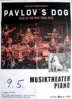 PAVLOVS DOG - 2022 - In Concert - Hair of the Dog Tour - Poster - Dortmund