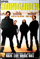 SOUNDGARDEN - 1996 - In Concert - Down On The Upside Tour - Poster - Kln