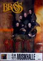 CANADIAN BRASS - 2007 - Live In Concert - Amazing Tour - Poster - Hamburg