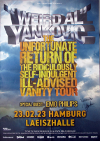 WEIRD AL YANKOVIC - 2023 - Live In Concert Tour - Poster - Hamburg - SIGNED!!