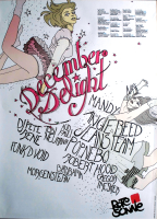 DECEMBER DELIGHT - 2006 - Acid Puli - Barbara Morgenstern - Poster - Mnchen