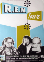 R.E.M. - REM - 1999 - Live In Concert - UP Tour - Poster - Hannover