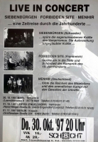FORBIDDEN SITE - 1997 - Plakat - Live in Concert Tour - Poster - Marl