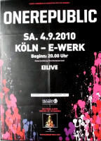 OneREPUBLIC - 2010 - Live In Concert - Waking Up Tour - Poster - Kln