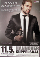 GARRETT, DAVID - 2014 - In Concert - Klassik Tour - Poster - Hannover