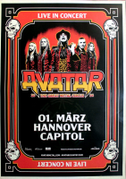 AVATAR - 2024 - Live In Concert - Great Metal Circus Tour - Poster - Hannover