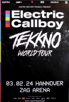 ELECTRIC CALLBOY - 2024 - In Concert - Tekkno World Tour - Poster - Hannover