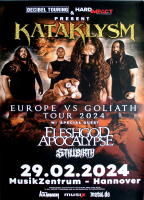 KATAKLYSM - 2024 - Live In Concert - Europe vs Goliath Tour - Poster - Hannover