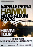 KAPELLE PETRA - 2024 - Live In Concert - Hamm Tour - Poster - Hannover
