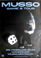 MUSSO - 2024 - Live In Concert - Game 6 Tour - Poster - Hannover
