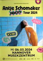 SCHOMAKER, ANTJE - 2024 - Live In Concert - Snacks Tour - Poster - Hannover